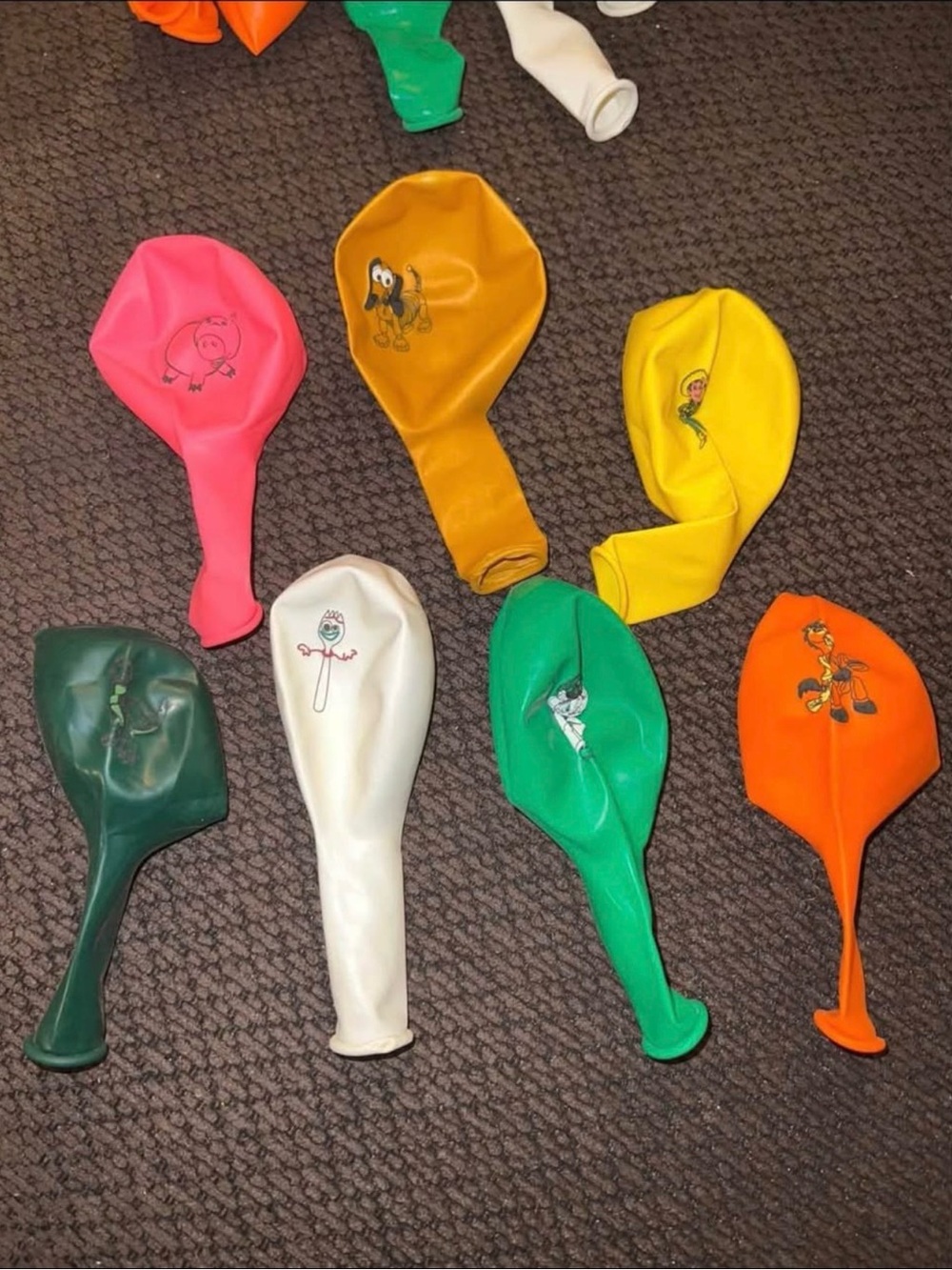 Kids Colorful Character Party Balloons - Multi-Color Pack